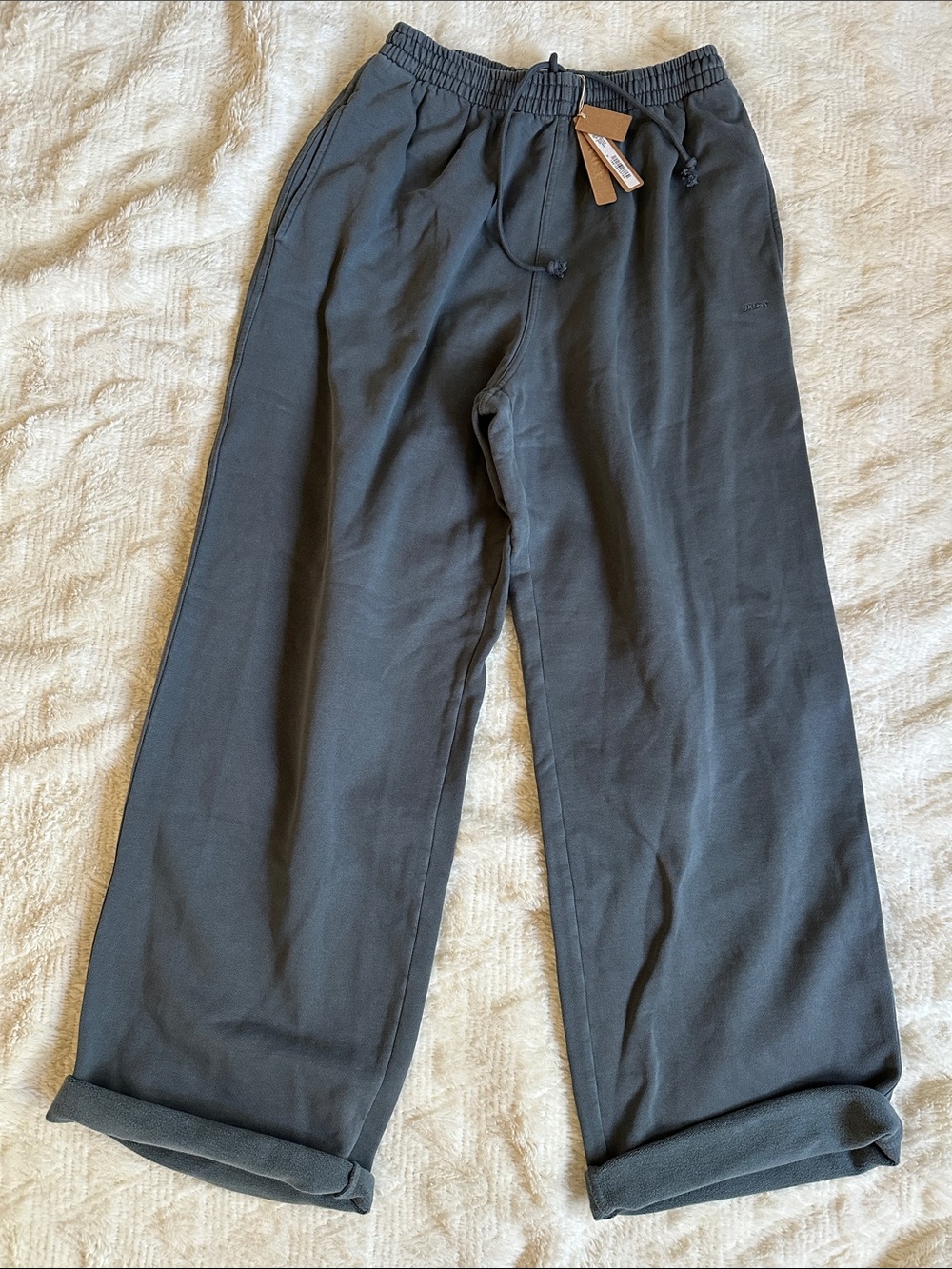 SKIMS Women’s Boyfriend Fleece Baggy Drawstring Sweatpants